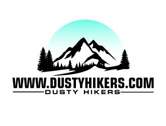 www.dustyhikers.com - Dusty Hikers logo design by AamirKhan