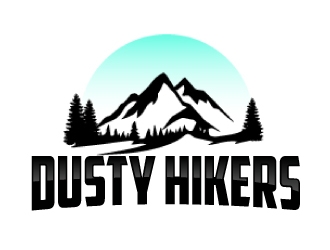 www.dustyhikers.com - Dusty Hikers logo design by AamirKhan