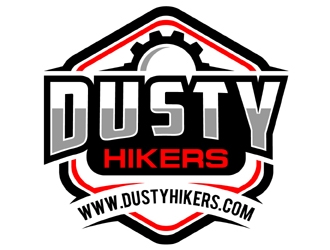 www.dustyhikers.com - Dusty Hikers logo design by MAXR