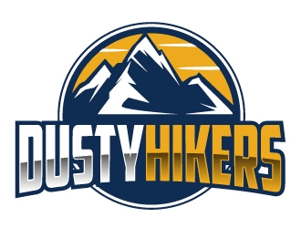 www.dustyhikers.com - Dusty Hikers logo design by AamirKhan