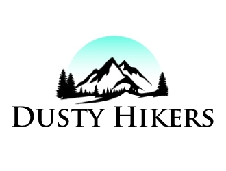 www.dustyhikers.com - Dusty Hikers logo design by AamirKhan