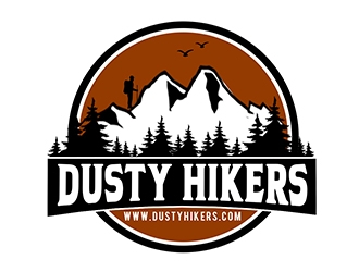 www.dustyhikers.com - Dusty Hikers logo design by PrimalGraphics