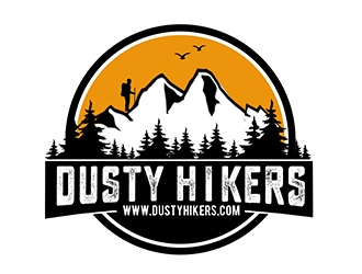 www.dustyhikers.com - Dusty Hikers logo design by PrimalGraphics