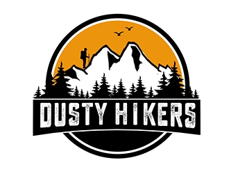 www.dustyhikers.com - Dusty Hikers logo design by PrimalGraphics