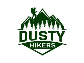 www.dustyhikers.com - Dusty Hikers logo design by MonkDesign