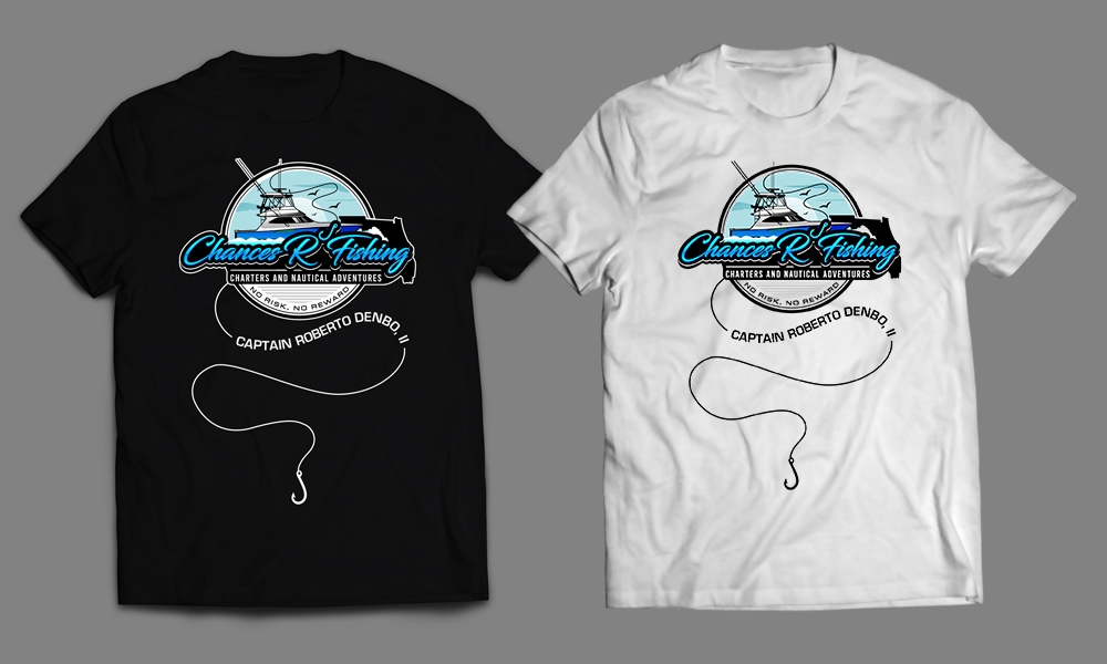 Chances R’ Fishing Charters and Nautical Adventures logo design by Gelotine