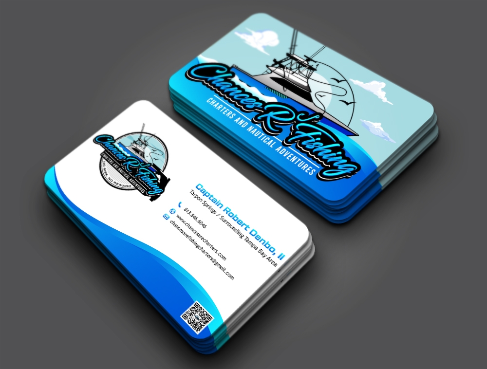 Chances R’ Fishing Charters and Nautical Adventures logo design by Niqnish