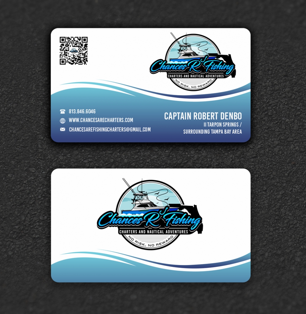 Chances R’ Fishing Charters and Nautical Adventures logo design by ManishKoli