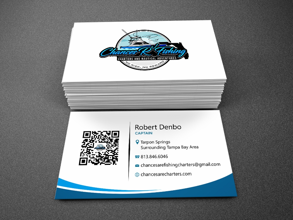 Chances R’ Fishing Charters and Nautical Adventures logo design by Girly