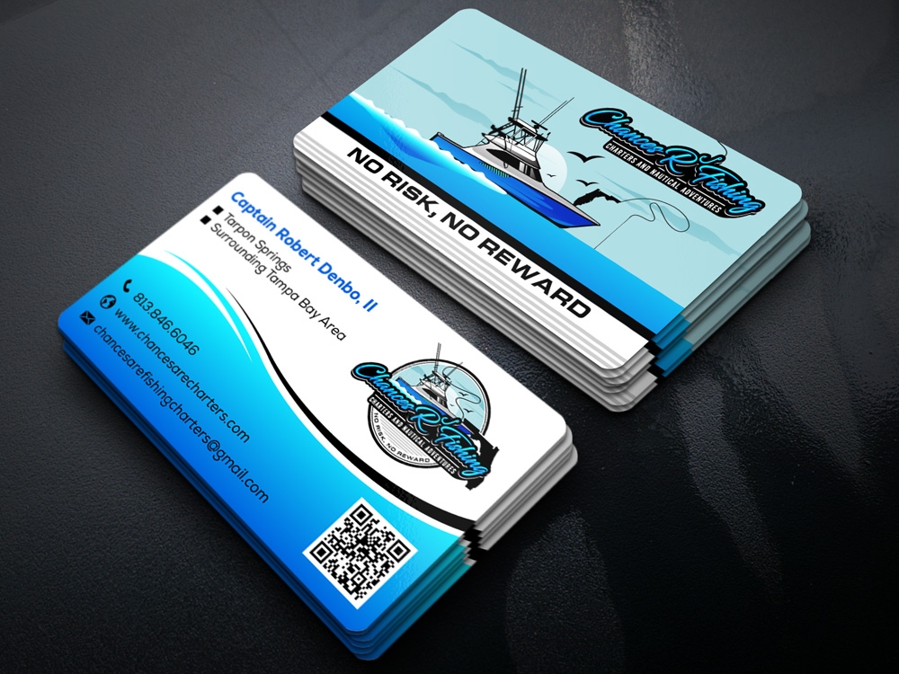 Chances R’ Fishing Charters and Nautical Adventures logo design by Gelotine