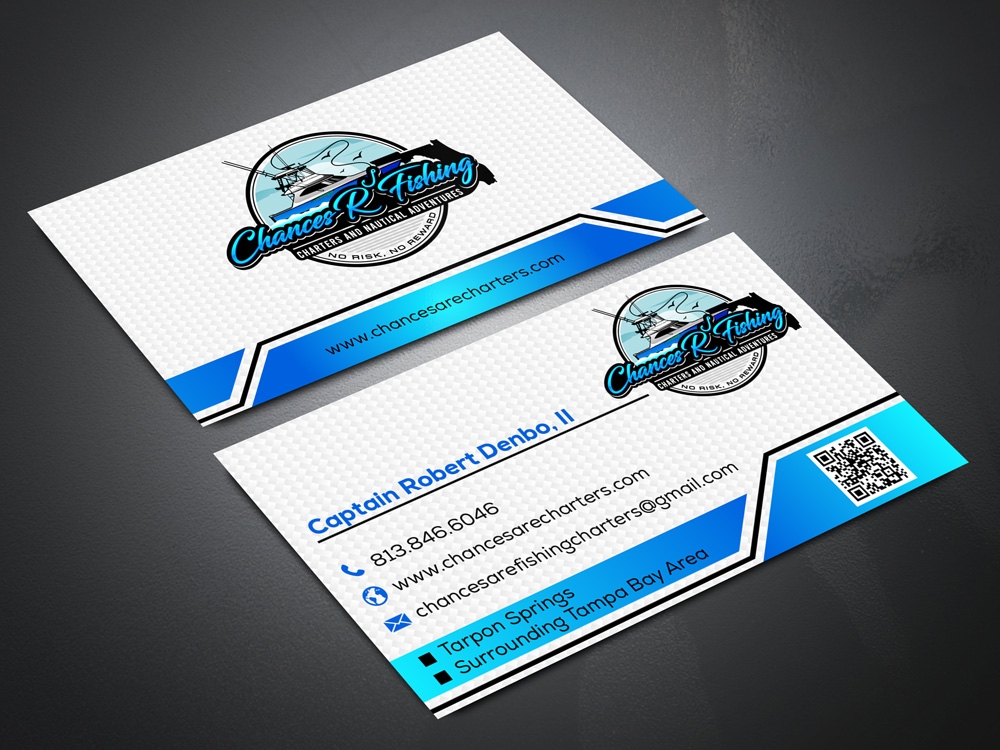 Chances R’ Fishing Charters and Nautical Adventures logo design by Gelotine