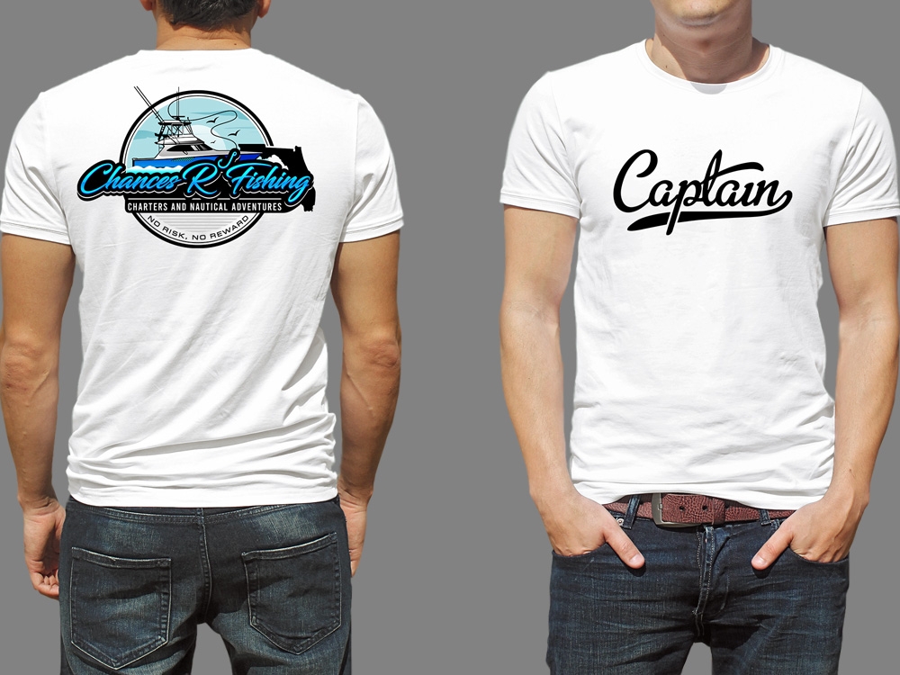 Chances R’ Fishing Charters and Nautical Adventures logo design by Gelotine