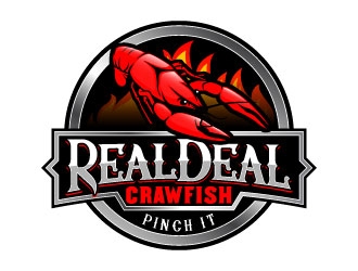 Real Deal Crawfish logo design by daywalker