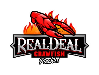 Real Deal Crawfish logo design by daywalker