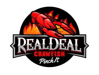 Real Deal Crawfish logo design by daywalker