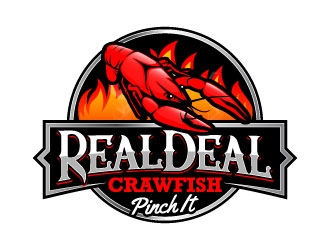 Real Deal Crawfish logo design by daywalker