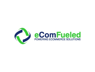 eComFueled ... tagline ... Powering eCommerce Solutions logo design by Creativeminds