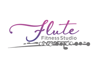 Flute Fitness Studio logo design by YONK
