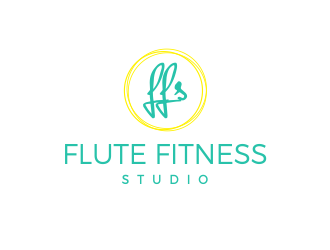 Flute Fitness Studio logo design by kimora