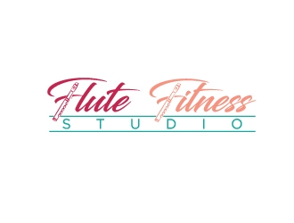 Flute Fitness Studio logo design by Erasedink