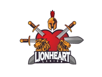 LionHeart Legion logo design by Upoops