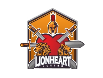LionHeart Legion logo design by Upoops