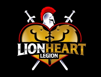 LionHeart Legion logo design by Suvendu