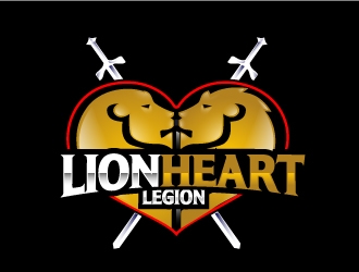 LionHeart Legion logo design by Suvendu