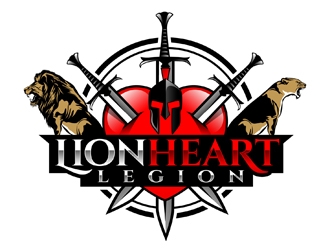 LionHeart Legion logo design by DreamLogoDesign