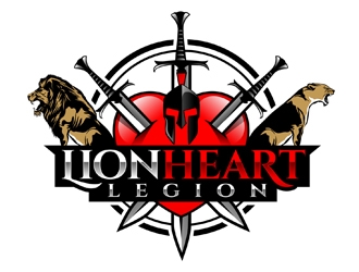 LionHeart Legion logo design by DreamLogoDesign