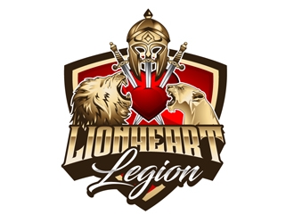 LionHeart Legion logo design by DreamLogoDesign