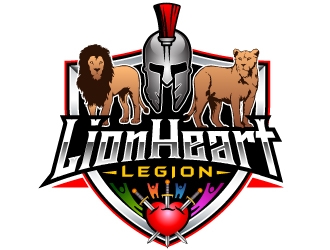 LionHeart Legion logo design by Suvendu