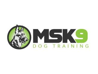 MSK9 Dog Training logo design by enan+graphics