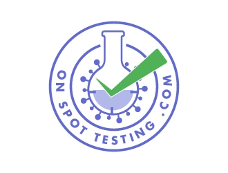 On Spot Testing .com logo design by Shailesh