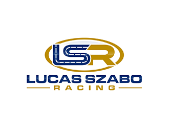 Lucas Szabo Racing logo design by ndaru