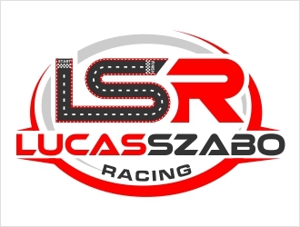 Lucas Szabo Racing logo design by Shabbir