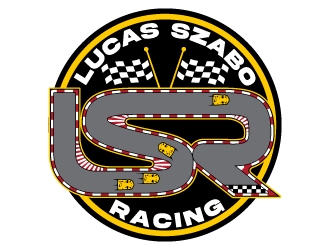 Lucas Szabo Racing logo design by Aelius