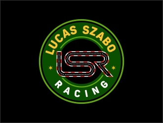 Lucas Szabo Racing logo design by AnandArts