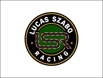 Lucas Szabo Racing logo design by AnandArts