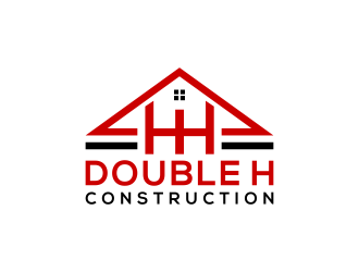 Double H Construction logo design by checx