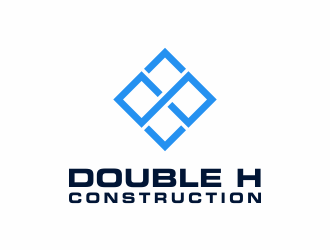 Double H Construction logo design by Renaker