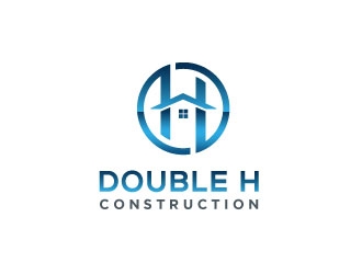 Double H Construction logo design by Webphixo