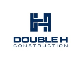 Double H Construction logo design by maspion