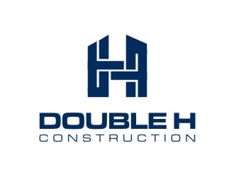 Double H Construction logo design by maspion