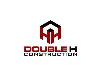 Double H Construction logo design by pakNton