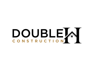 Double H Construction logo design by Mahrein