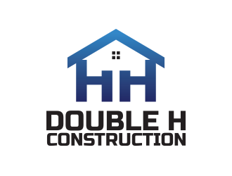Double H Construction logo design by yippiyproject