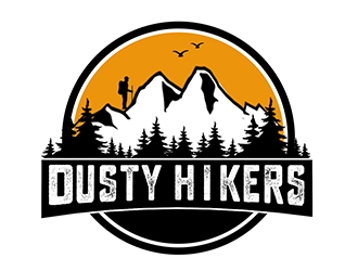 www.dustyhikers.com - Dusty Hikers logo design by PrimalGraphics