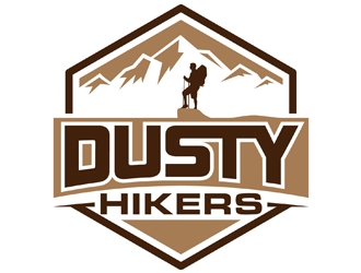 www.dustyhikers.com - Dusty Hikers logo design by DreamLogoDesign