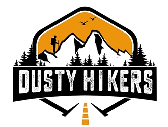 www.dustyhikers.com - Dusty Hikers logo design by PrimalGraphics